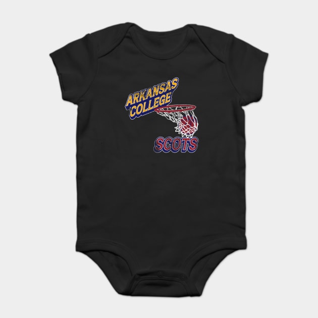 Arkansas College Scots Basketball Baby Bodysuit by rt-shirts